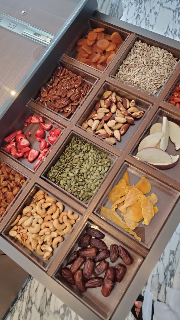 Asaya Hong Kong Fruit and Nuts in Lounge