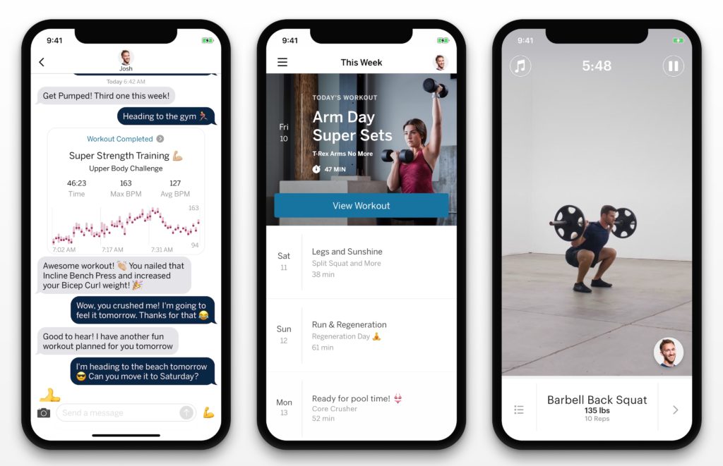 The new Future app pairs you up with a real-life personal trainer who keeps tabs on your workouts.