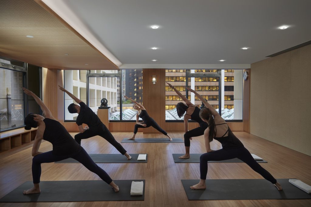 LMHKG The Oriental Spa group yoga class