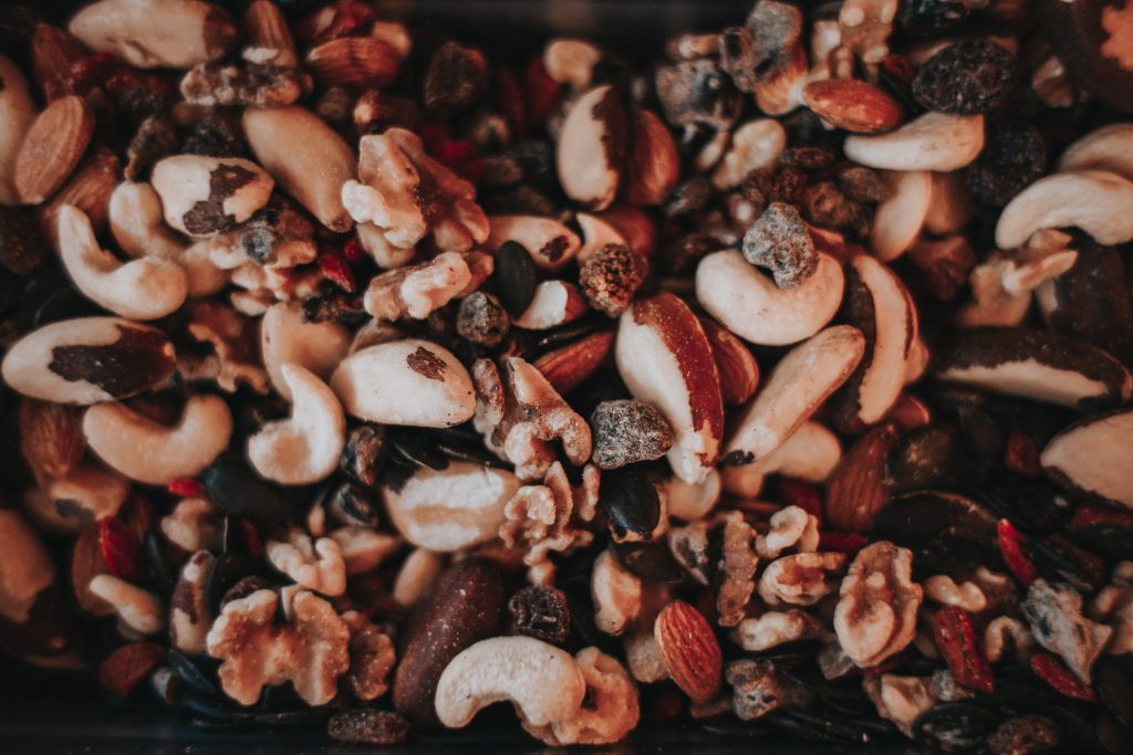 raw nuts and seeds