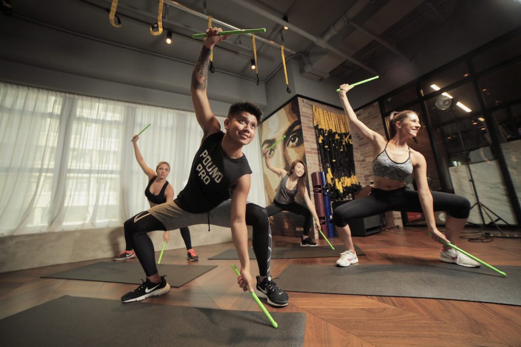pound workout xp fitness hub hong kong