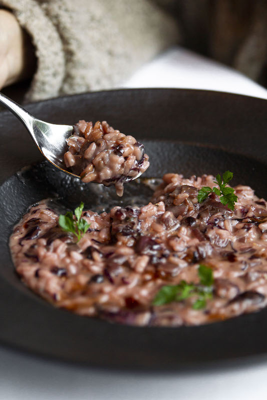RISOTTO CON RADICCHIO E CIPOLLA - Carnaroli Risotto with Radicchio & Braised Onion2